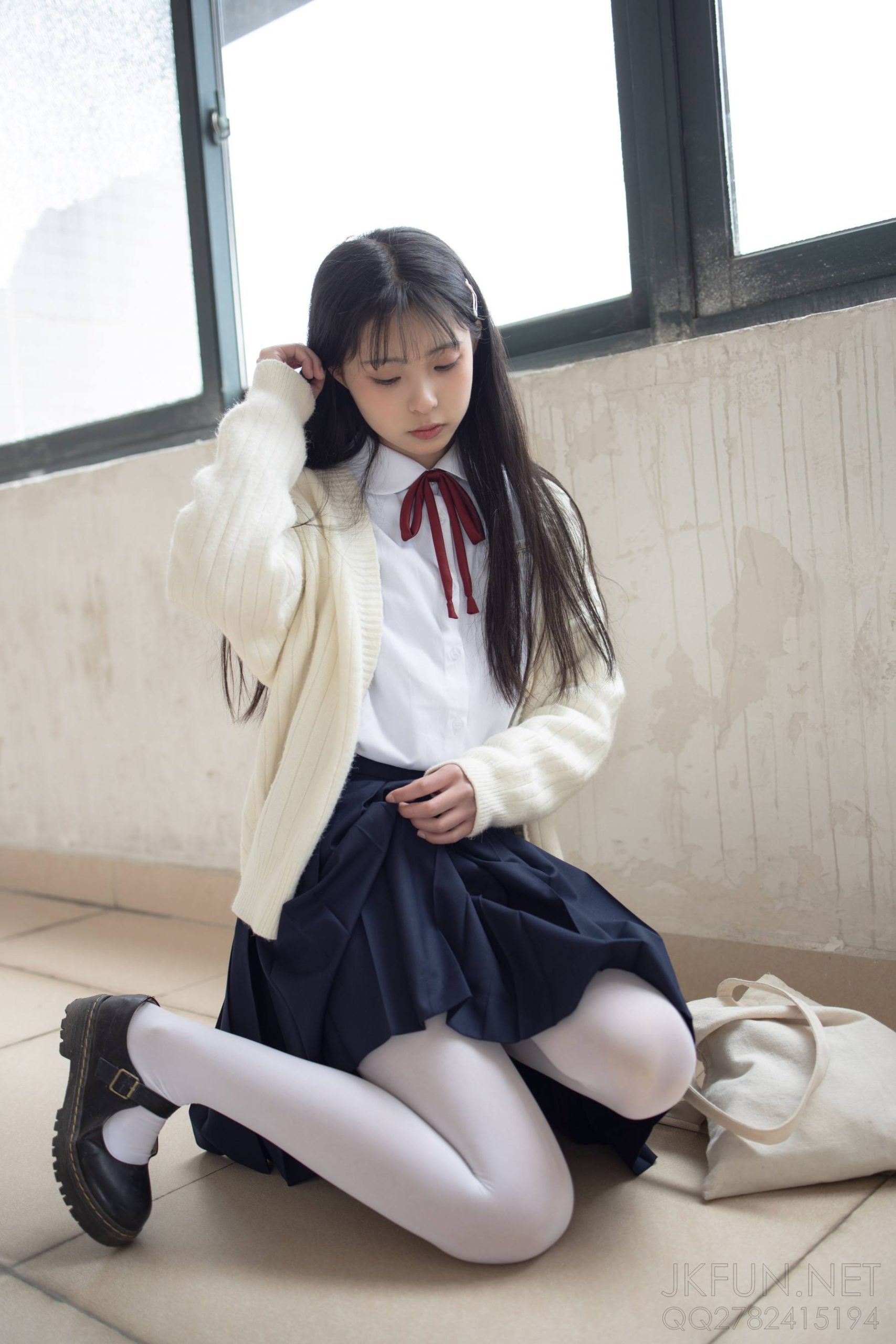 图片[3]-甜美可人的白丝姑娘【127P】20011-学姐图库