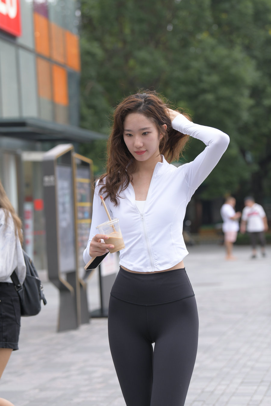 图片[3]-像刘亦菲的黑色瑜伽裤女孩J2237 340P1V-14.8GB-学姐图库