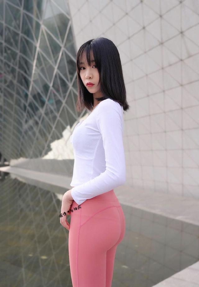 图片[4]-粉色瑜伽裤年轻女孩 J1311 417P17V-14.9GB-学姐图库