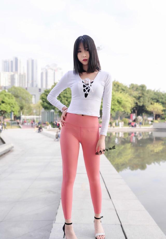 图片[2]-粉色瑜伽裤年轻女孩 J1311 417P17V-14.9GB-学姐图库