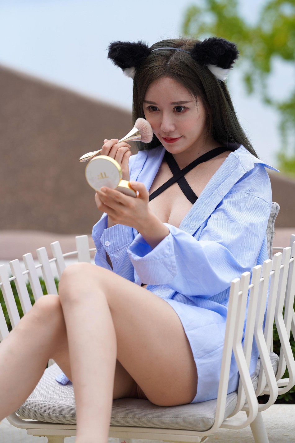 图片[5]-可爱的猫耳朵比基尼美少女【394P】00043-学姐图库