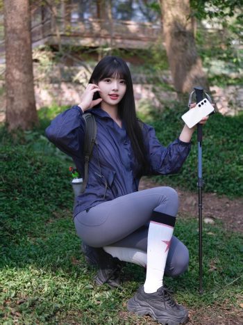 图片[6]-爱爬山的瑜伽裤MM，太甜美了！~-学姐图库