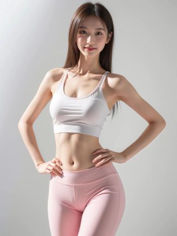 图片[17]-AI瑜伽裤清纯妹子系列图-学姐图库