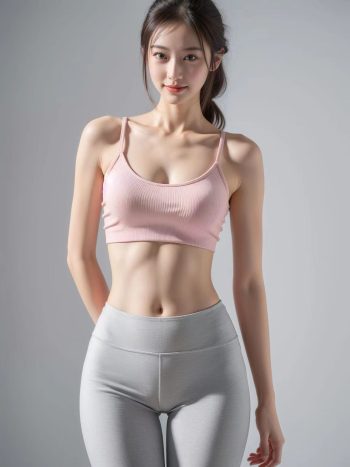图片[13]-AI瑜伽裤清纯妹子系列图-学姐图库