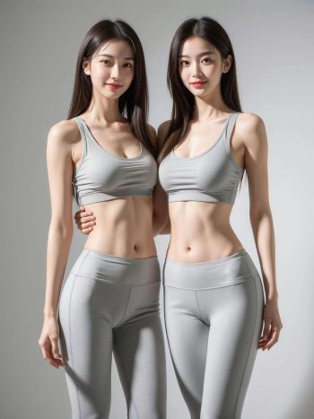 图片[9]-AI瑜伽裤清纯妹子系列图-学姐图库