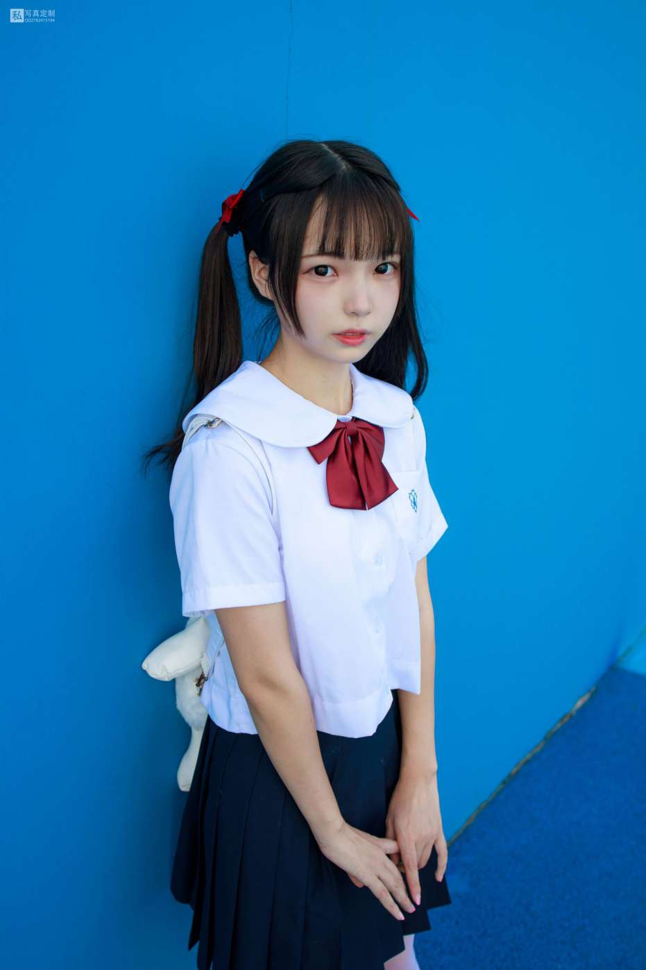 图片[2]-眼神好清澈的双马尾白丝女孩【75P】20019-学姐图库