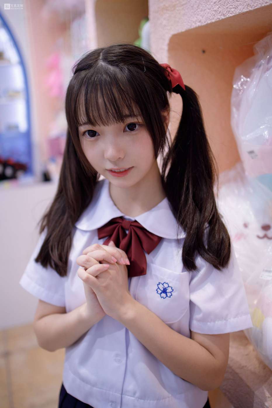 图片[4]-眼神好清澈的双马尾白丝女孩【75P】20019-学姐图库
