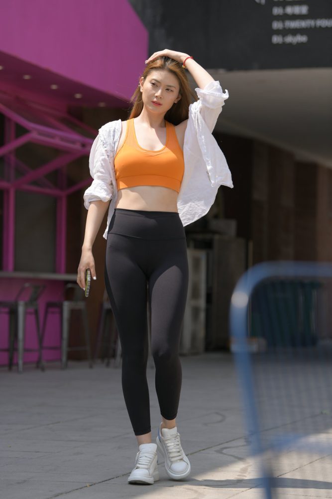 自信的瑜伽裤女孩J3670 712P-14.9GB-学姐图库