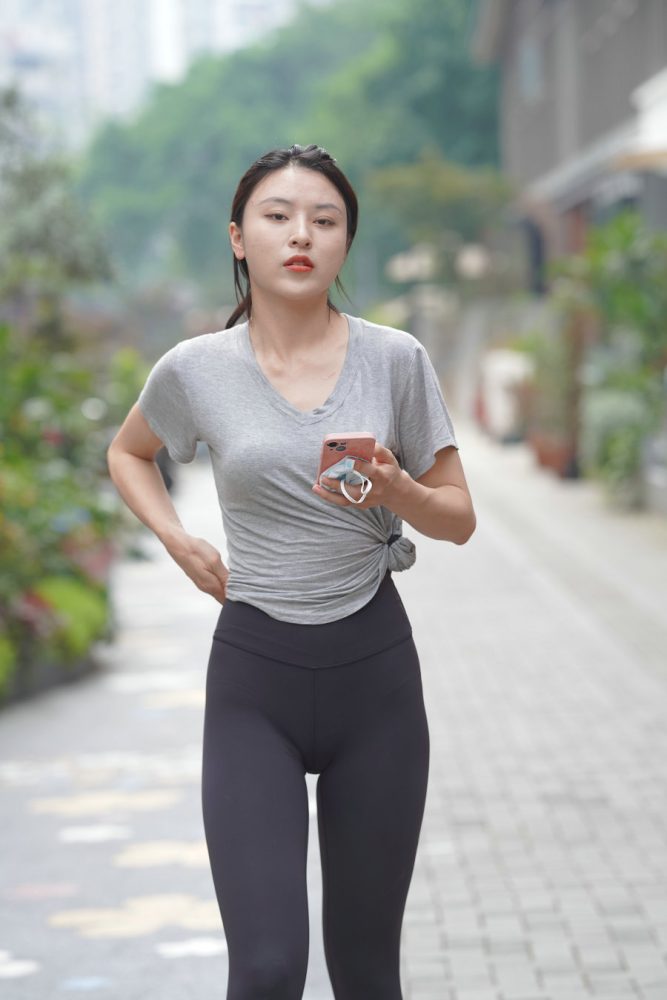 户外运动的瑜伽裤女孩J3008 845P2V-22.9GB-学姐图库