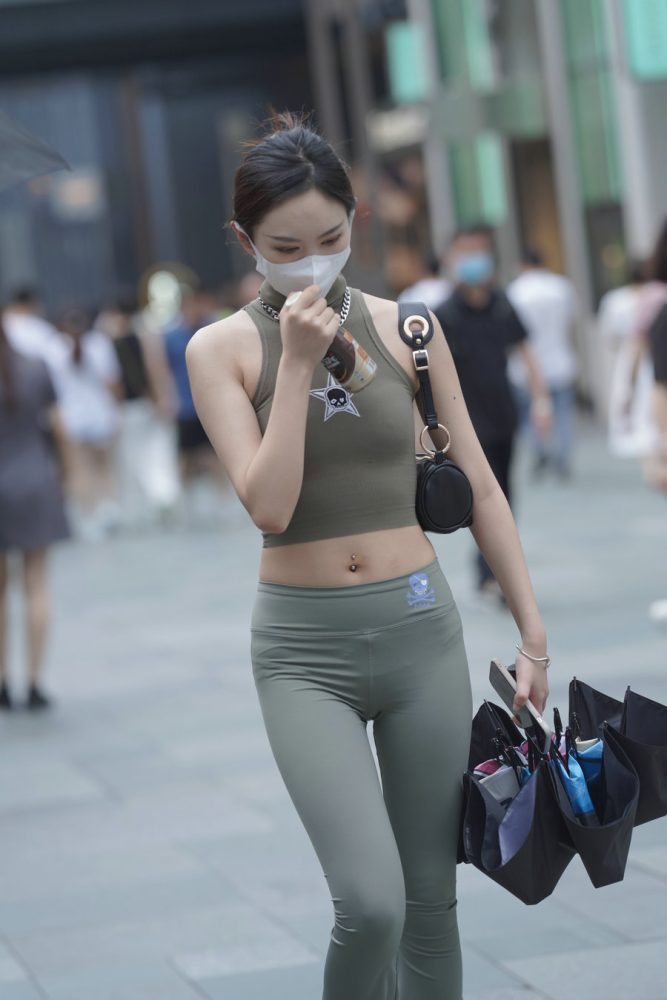 戴口罩的瑜伽裤小女人J3557 133P-1.43GB-学姐图库